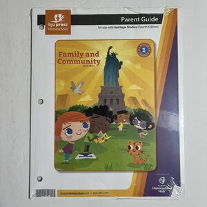 BJU Press Homeschool Curriculum Family and Community Parent Guide Heritage Study